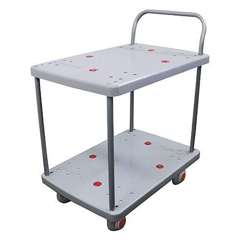 Amazon.co.jp: フローバル 樹脂台車2段PLA-150T2(G)150kg : 産業・研究